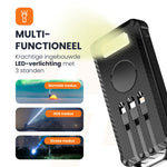powerbank met zaklamp heko solar pulse