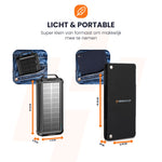 portable powerbank draagbaar zonnepaneel