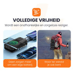 overal mee naartoe te nemen heko solar powerbank swung 2