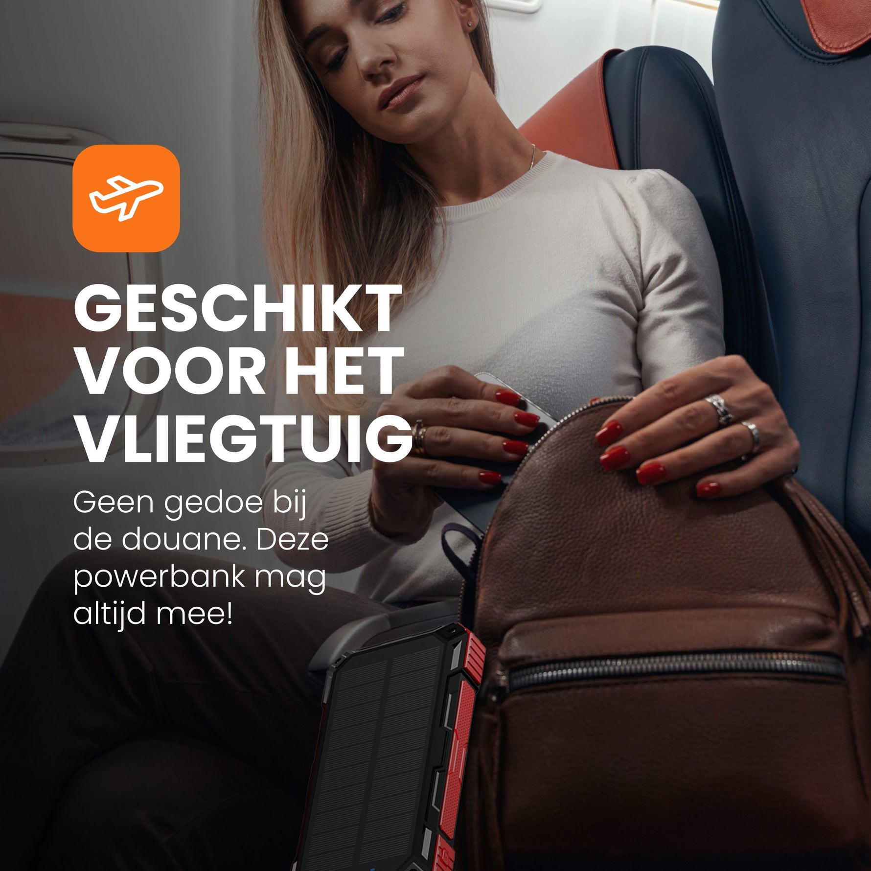 powerbank die mee mag in vliegtuig