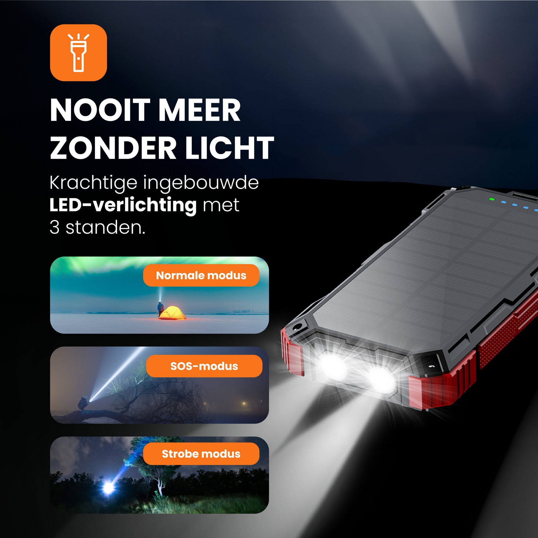 heko solar powerbank spark en unfold 15 solar charger