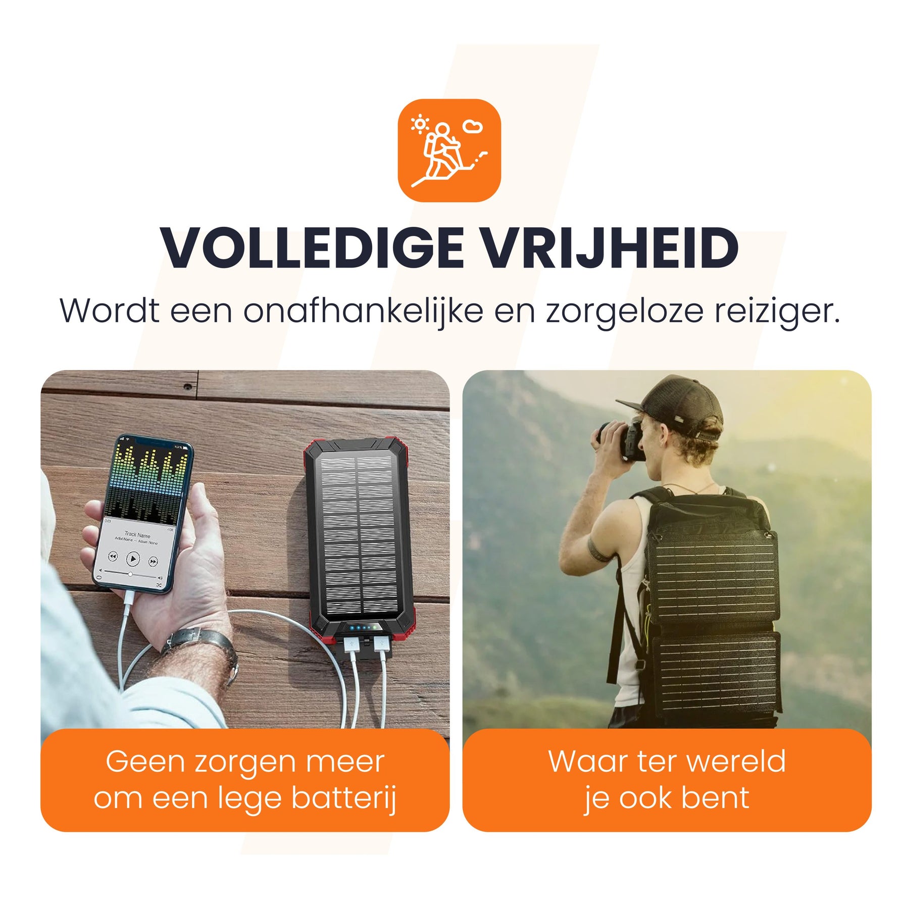 makkelijk mee te nemen heko solar powerbank spark en draagbaar zonnepaneel unfold 30 watt portable solar panel