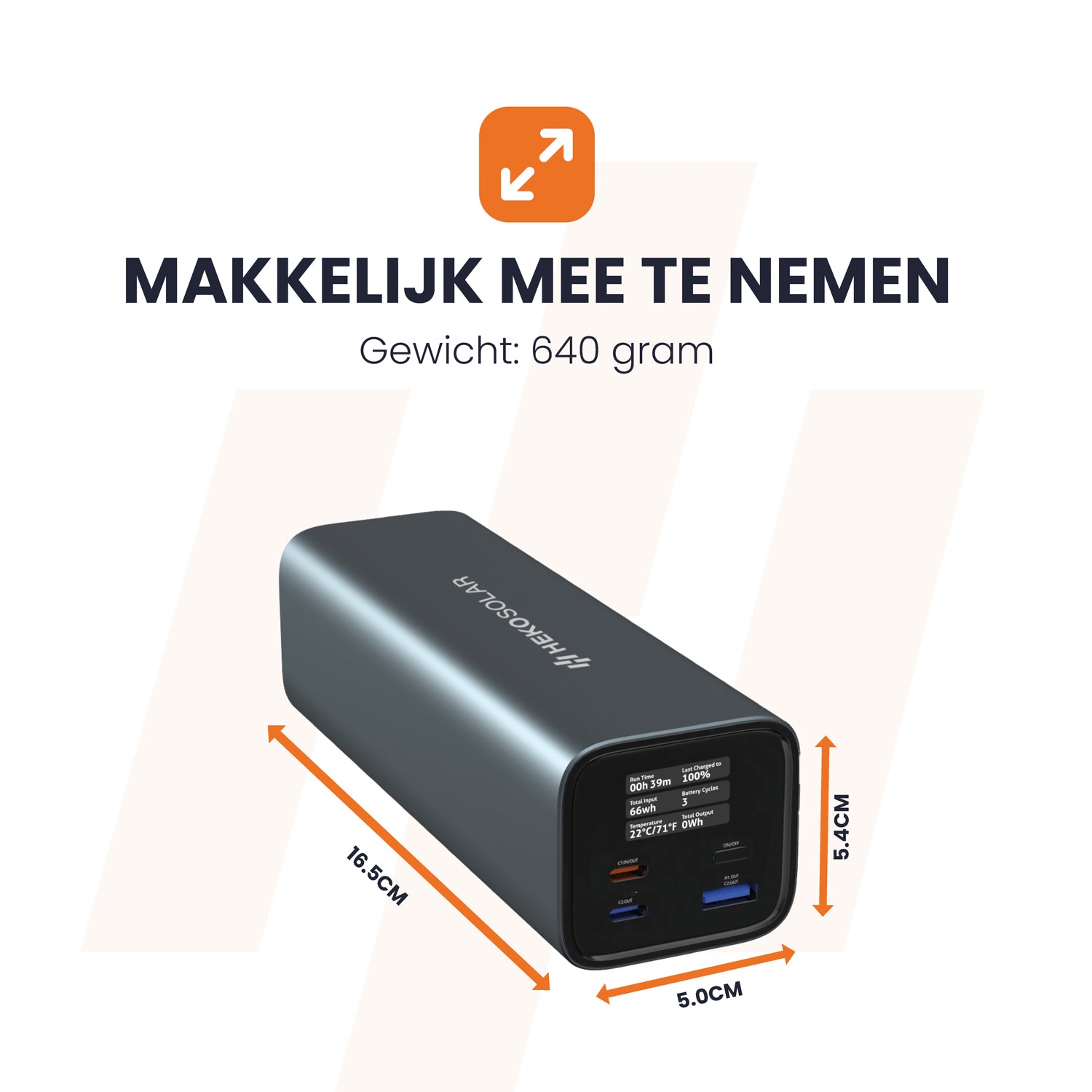 klein formaat powerbank fuse 140