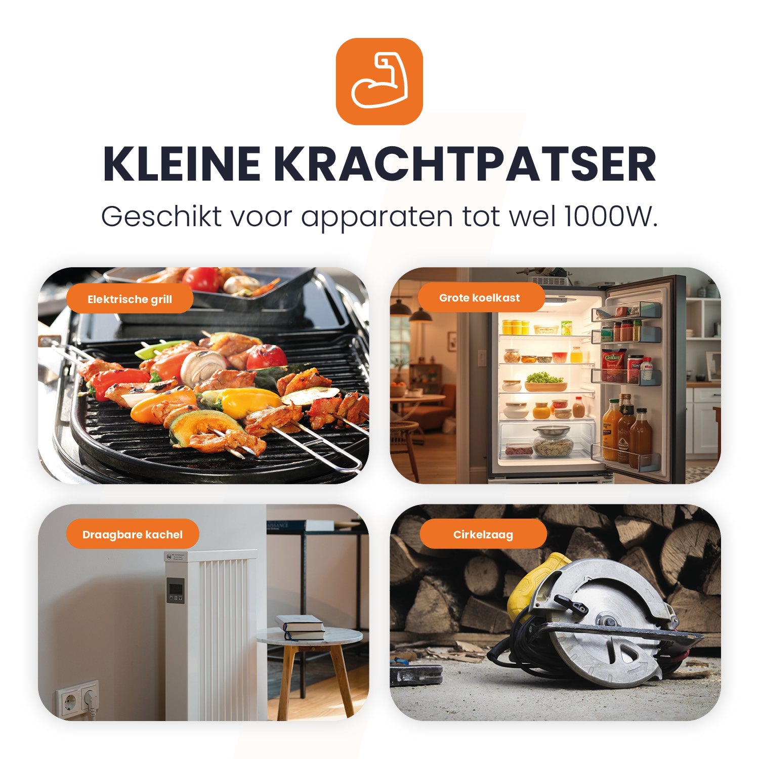 welke apparaten kun je laden met de powerstation master 1000