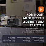 oplaadmogelijkheden powerstation heko solar master 1800