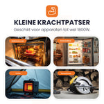 Apparaten die je kunt opladen met de powerstation master 1800