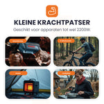 apparaten die je kunt opladen met de powerstation master 2200