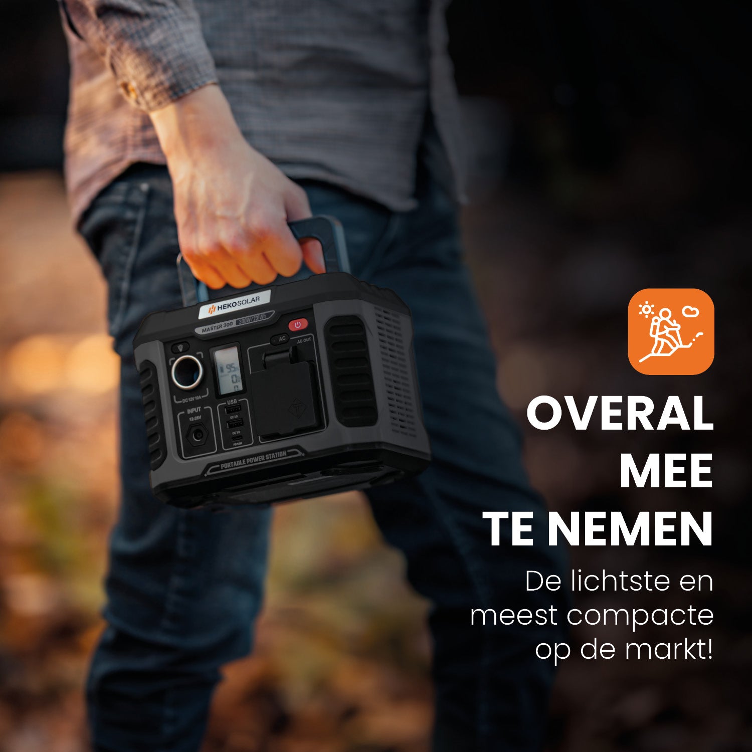 formaat en overal mee naartoe te nemen heko solar powerstation master 300
