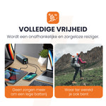 volledige vrijheid powerbank op zonne-energie fuse 140 heko solar