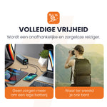 volledige vrijheid powerbank op zonne-energie fuse 140 heko solar