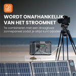 onafhankelijk van stroomnet met heko solar powerstation