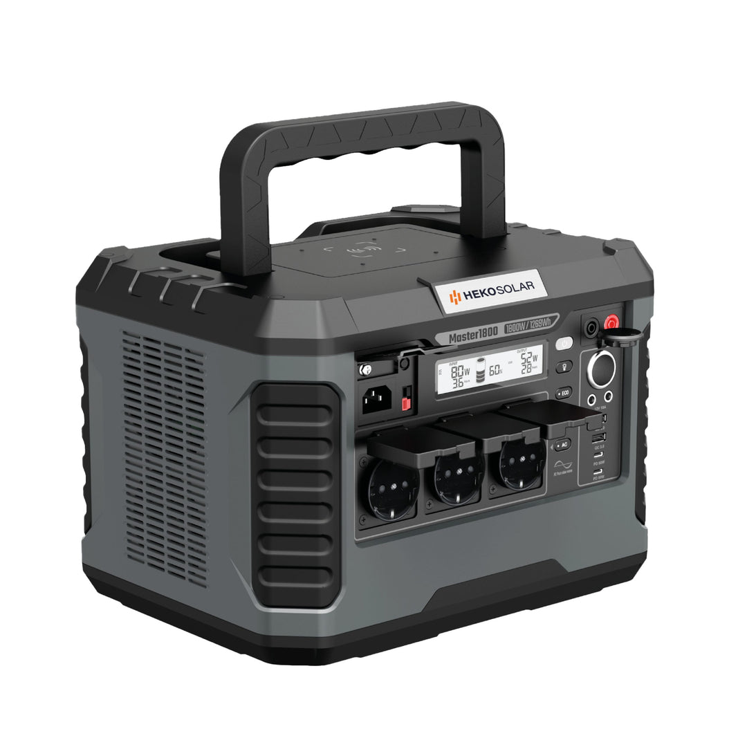 heko solar powerstation master 1800 vooraanzicht