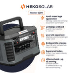 specificaties heko solar master 2200 powerstation