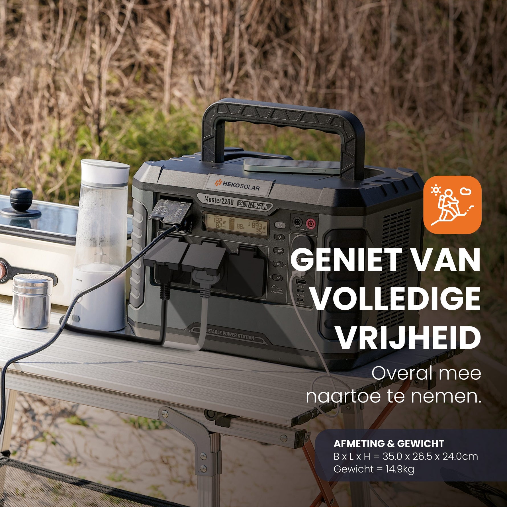 draagbare stroomvoorziening heko solar