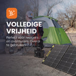 overal mee naartoe te nemen heko solar unfold 100 portable solar panel en solar charger draagbaar zonnepaneel