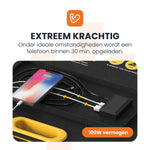 snelladen heko solar unfold 100 portable solar panel en solar charger draagbaar zonnepaneel