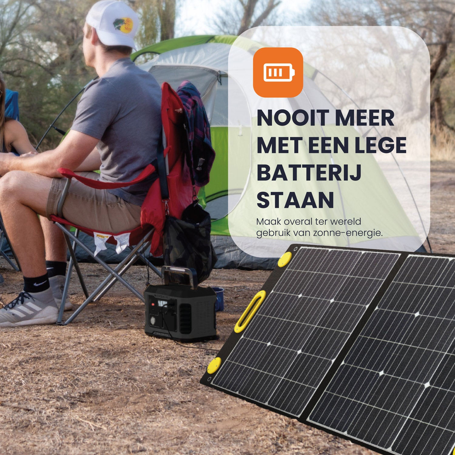 volle batterij heko solar unfold 100 portable solar panel en solar charger draagbaar zonnepaneel