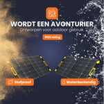 outdoor gebruik heko solar unfold 100 portable solar panel en solar charger draagbaar zonnepaneel