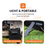 makkelijk mee te nemen heko solar unfold 100 portable solar panel en solar charger draagbaar zonnepaneel
