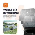 zonne-energie bij bewolkt weer monokristallijn heko solar unfold 200 portable solar panel en solar charger draagbaar zonnepaneel