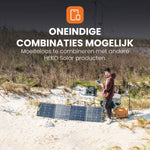 combinatiemogelijkheden heko solar unfold 200 portable solar panel en solar charger draagbaar zonnepaneel