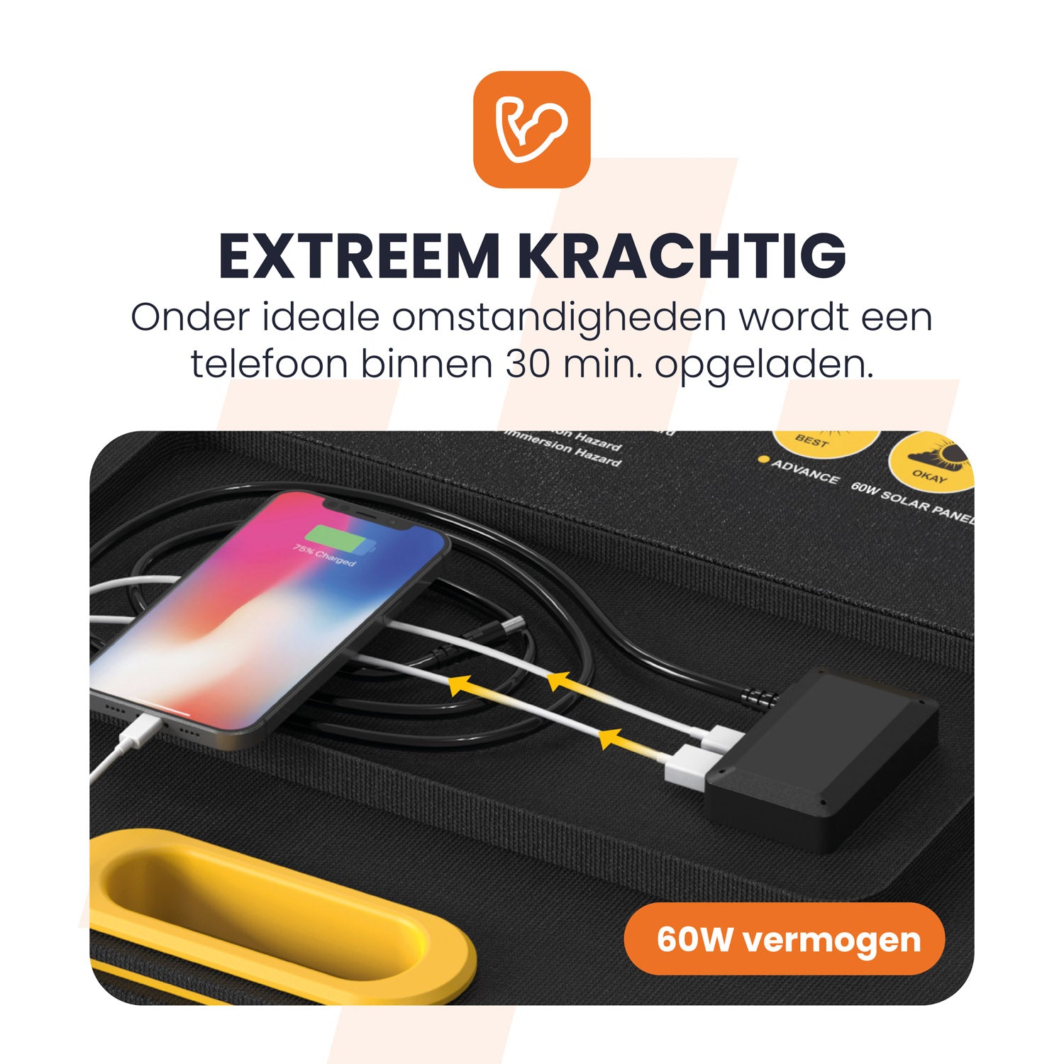 oplaadsnelheid heko solar unfold 60