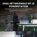 powerstation en portable solar panel master 1000 en unfold 200