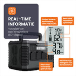 display heko solar master 1800 powerstation en combinatie unfold 200 watt draagbaar zonnepaneel portable solar panel