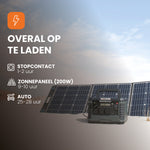 powerstation en portable solar panel master 2200 en unfold 200