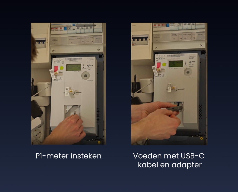 De P1-dongle installeren