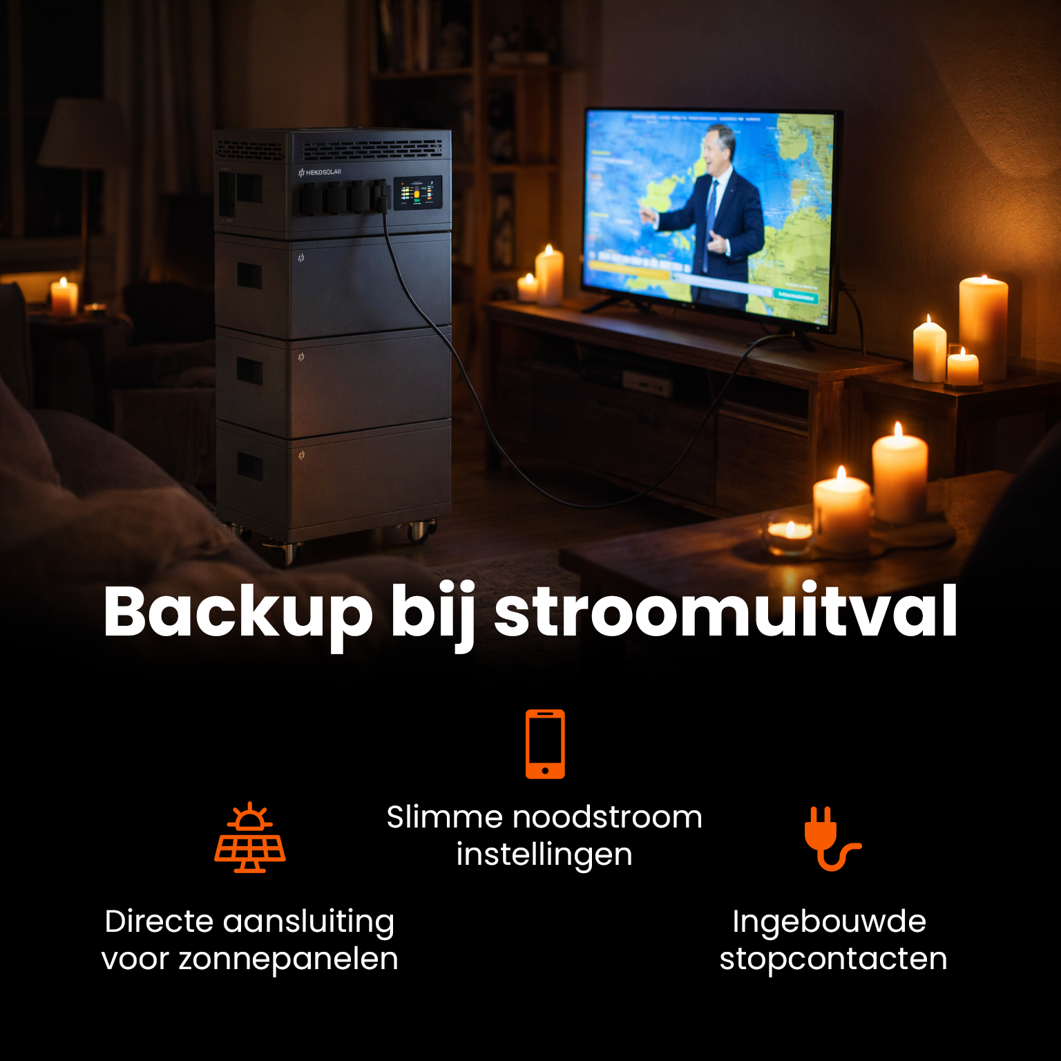 Plug-in Batterij Saga (2.8kWh)