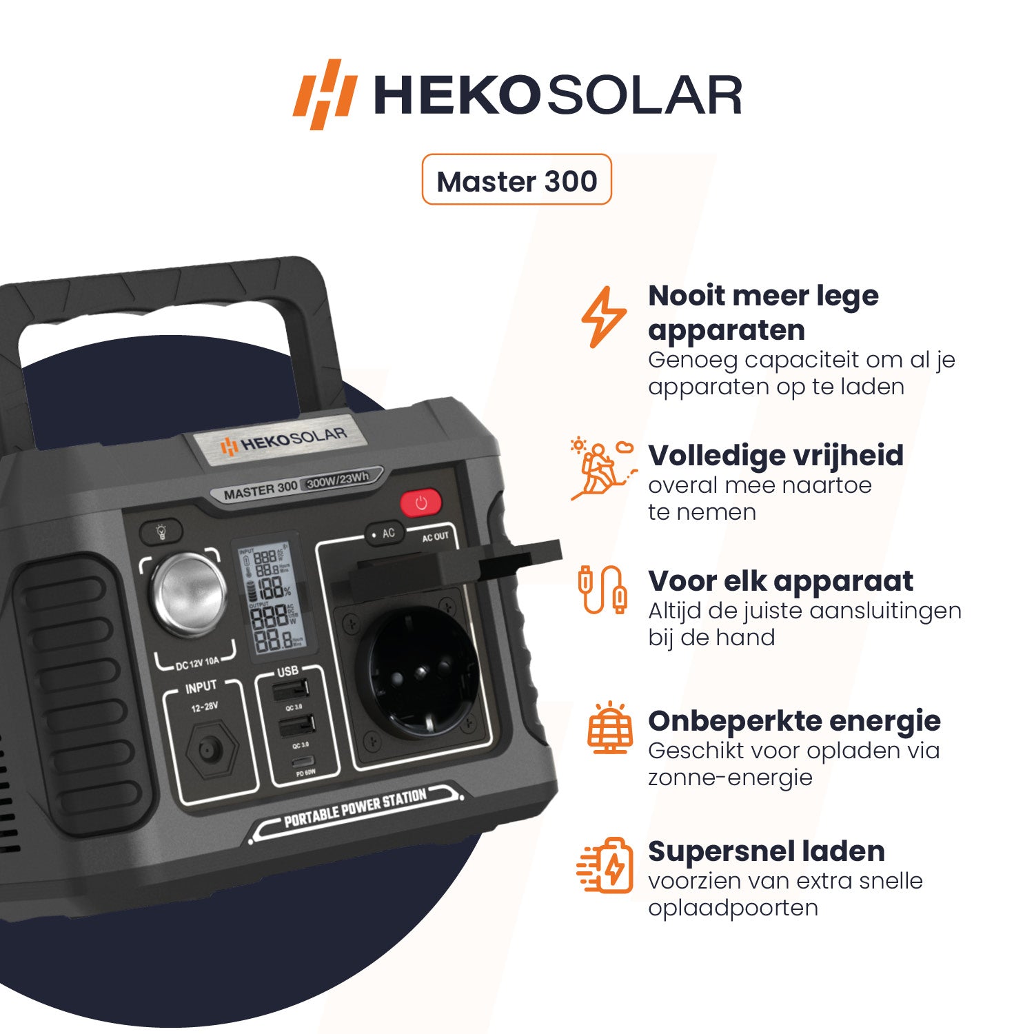 omschrijving heko solar powerstation master 300