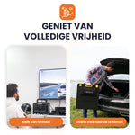 overal mee naartoe te nemen nooit meer zonder stroom heko solar master 1800 watt powerstation en heko solar unfold 200 watt draagbaar zonnepaneel