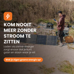 nooit meer zonder stroom nooit meer zonder stroom heko solar master 2200 watt powerstation en heko solar unfold 200 watt draagbaar zonnepaneel