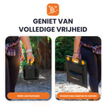 overal mee naartoe te nemen heko solar master 300 powerstation met 60 watt zonnepaneel unfold 60