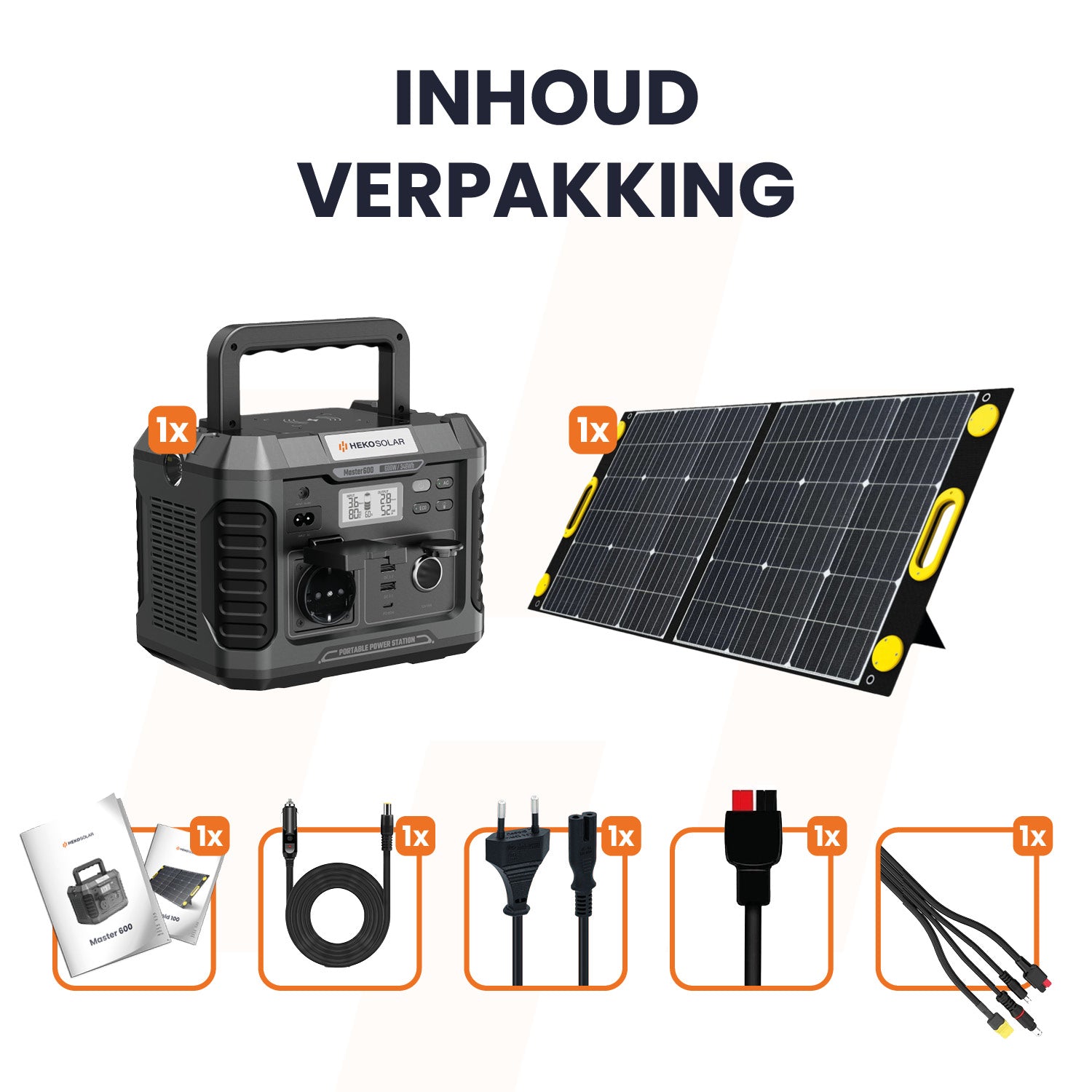 heko solar master 600 inhoud verpakking