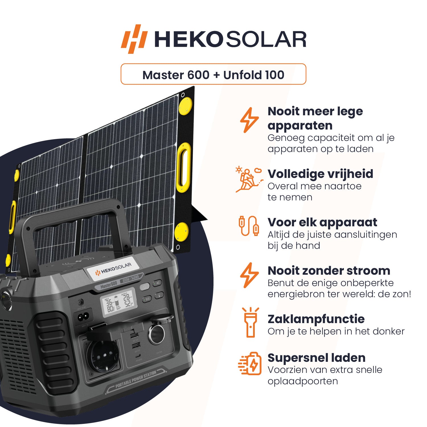heko solar master 600 powerstation omschrijving