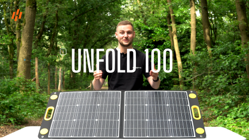 heko solar portable solar panel draagbare zonnepanelen unfold 100 video