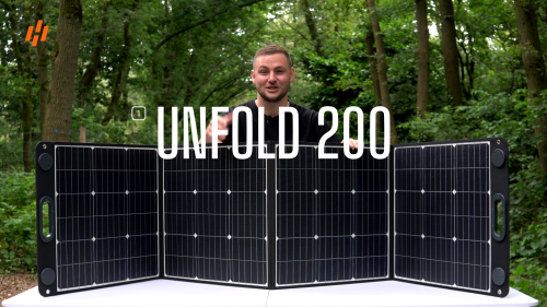 heko solar portable solar panel draagbare zonnepanelen unfold 200 video